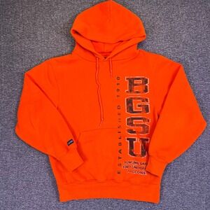 BGSU Falcons Sweatshirt Men S Orange Hoodie Jansport Pullover Bowling Green 1910
